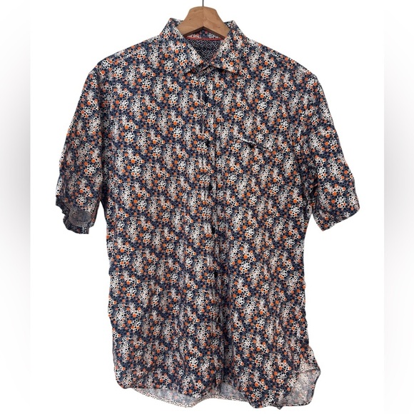 Luciano Visconti Black Men’s Shirt Size Large - Picture 1 of 8